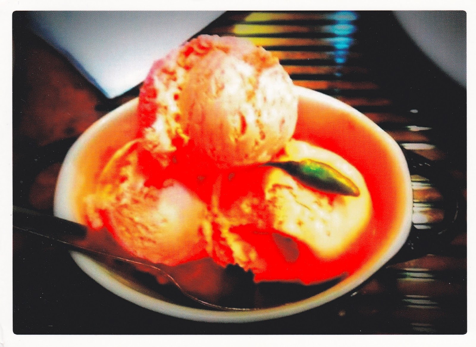Love of Postcards~~: Spicy Chili Ice cream 