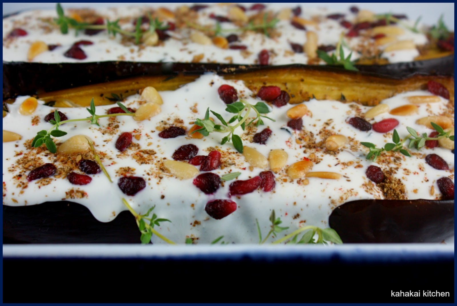 Kahakai Kitchen Ottolenghi's Eggplant with ButtermilkYogurt Sauce