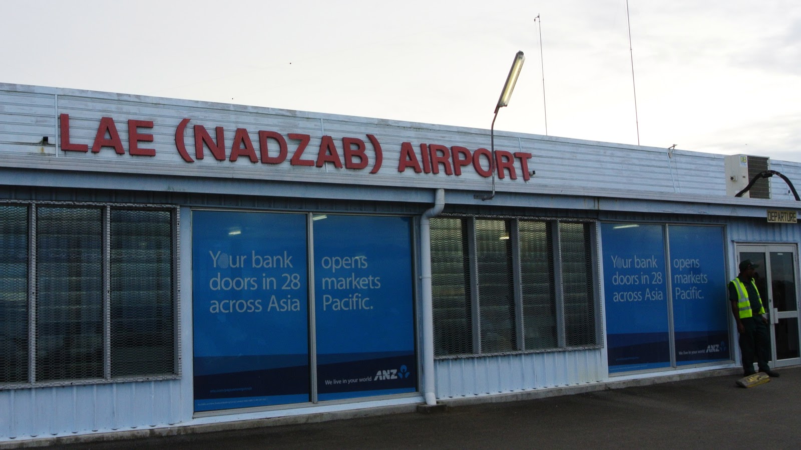 GlobalGoodFood Lae Nadzab Airport transfer Guard Dog Security Lae