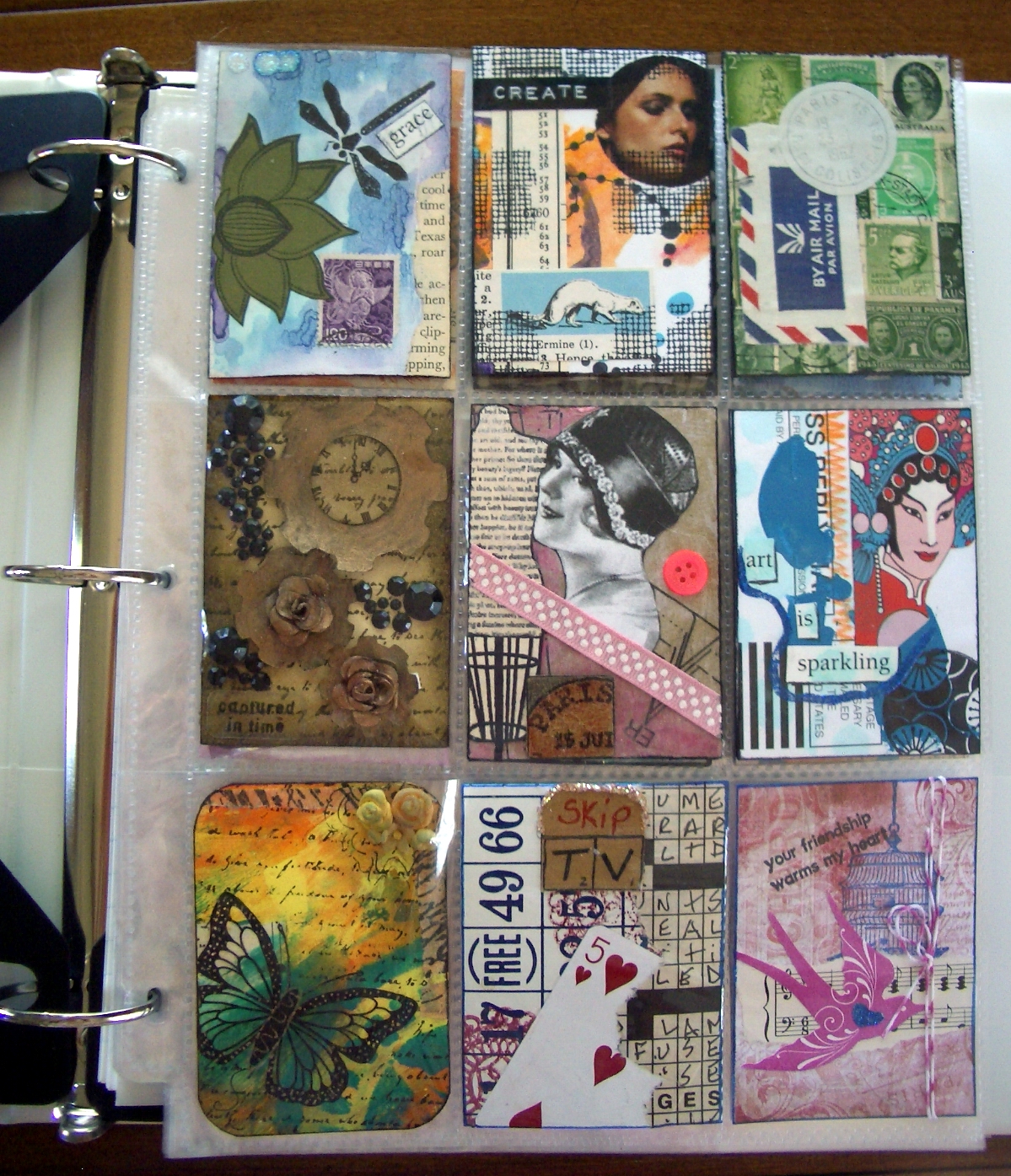 Julie's Journal Artist Trading Cards ATCs
