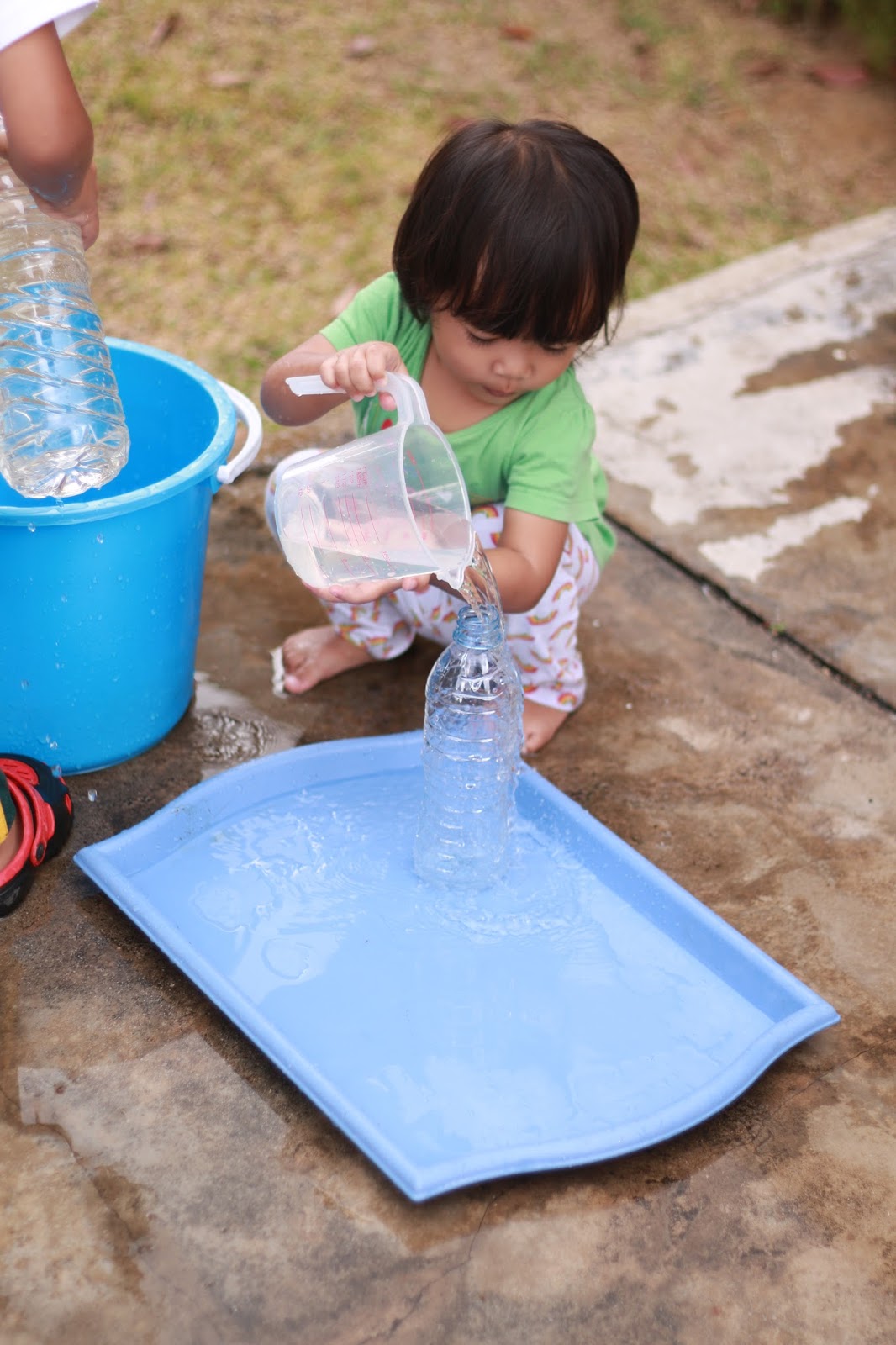 Montessori Pouring Water Through Funnel Activity My Home My School