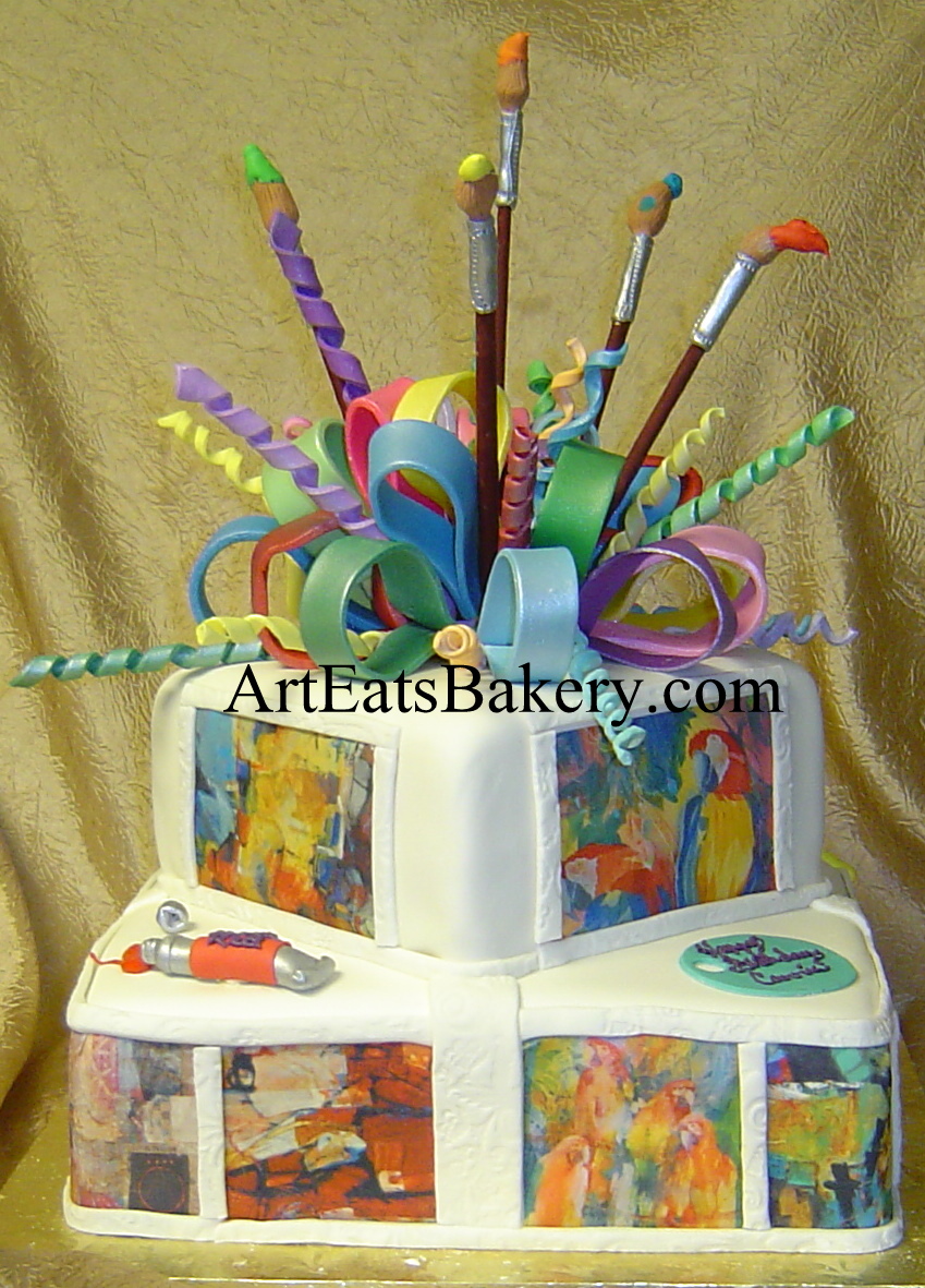 Art Eats Bakery custom fondant wedding and birthday cake ...