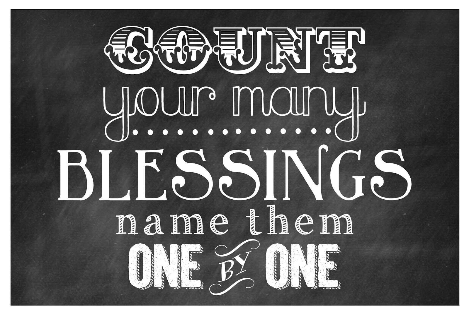 Your count beauty blessings Your count beauty blessings