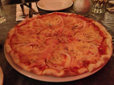 Allegro Cafe smoked salmon pizza