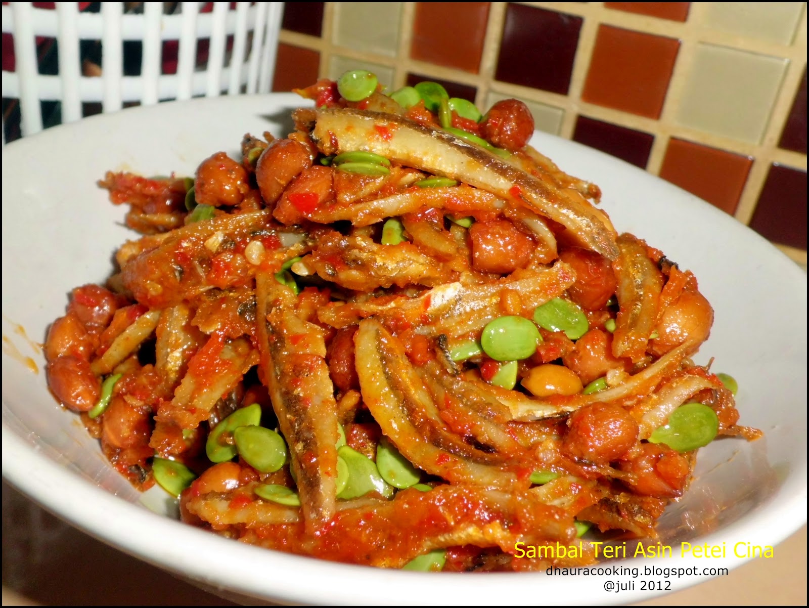 D�naura Natural Cooking Sambal Teri Petai Cina