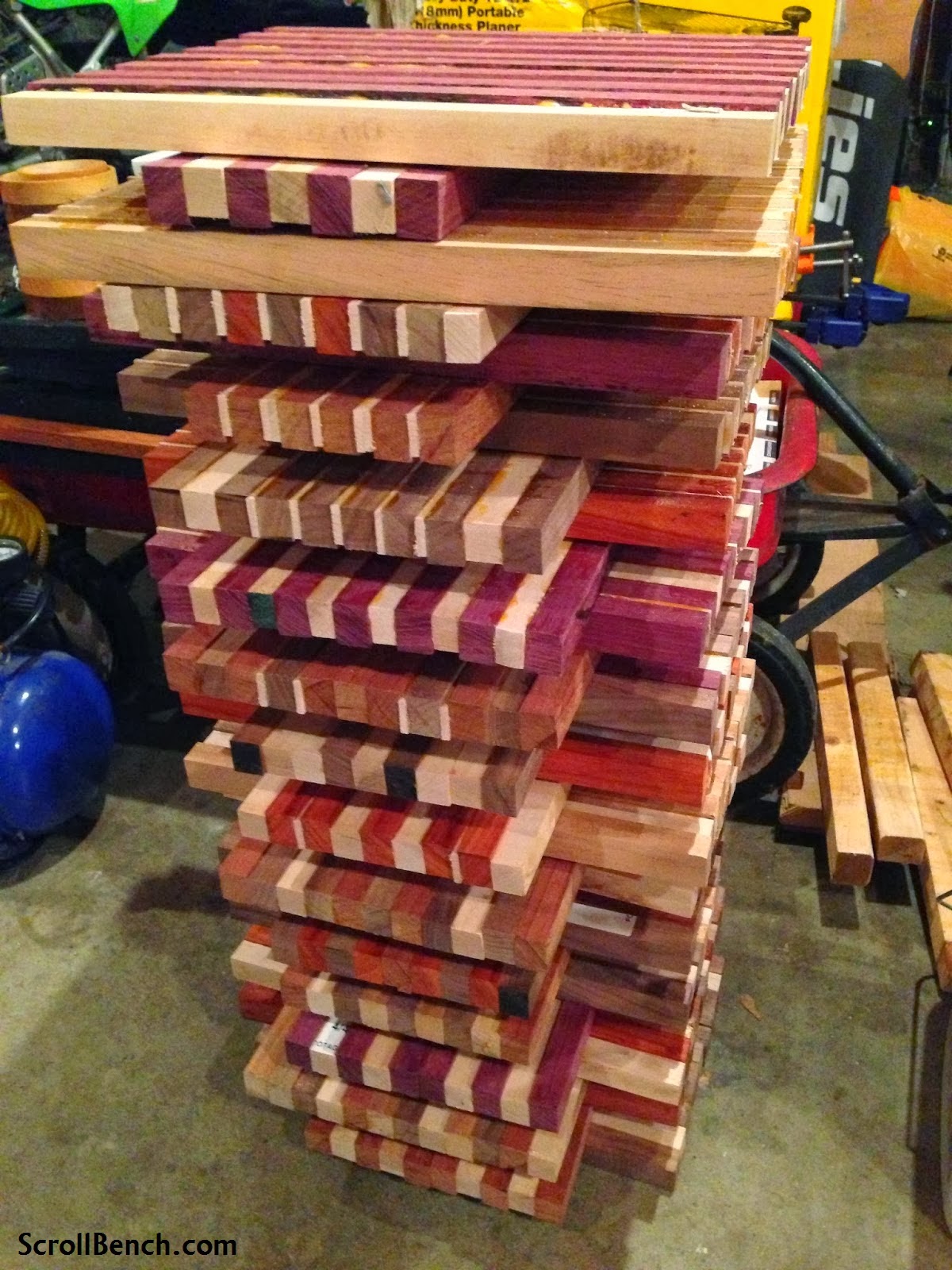 Scroll Bench Making Exotic Hardwood Cutting Boards