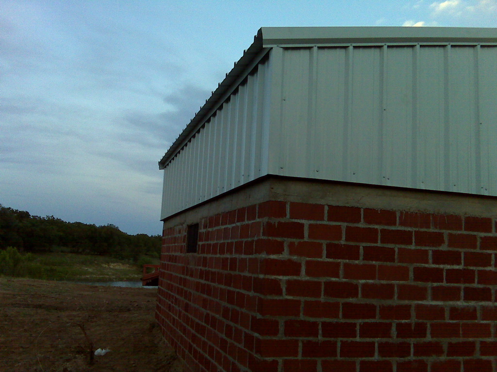 McAdams Company Pump House Metal Roof