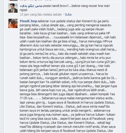 Komentar Facebook Lucu Dan Panjang