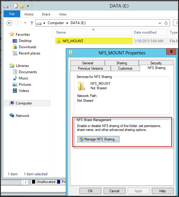 LazyWinAdmin WS2012 Storage NFS Server Configure NFS for VMware vSphere 5.1 Home Lab