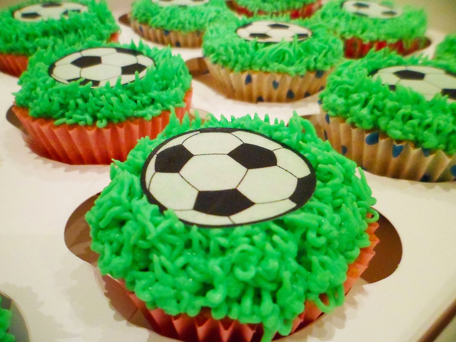 Gluten Free Football Cupcakes