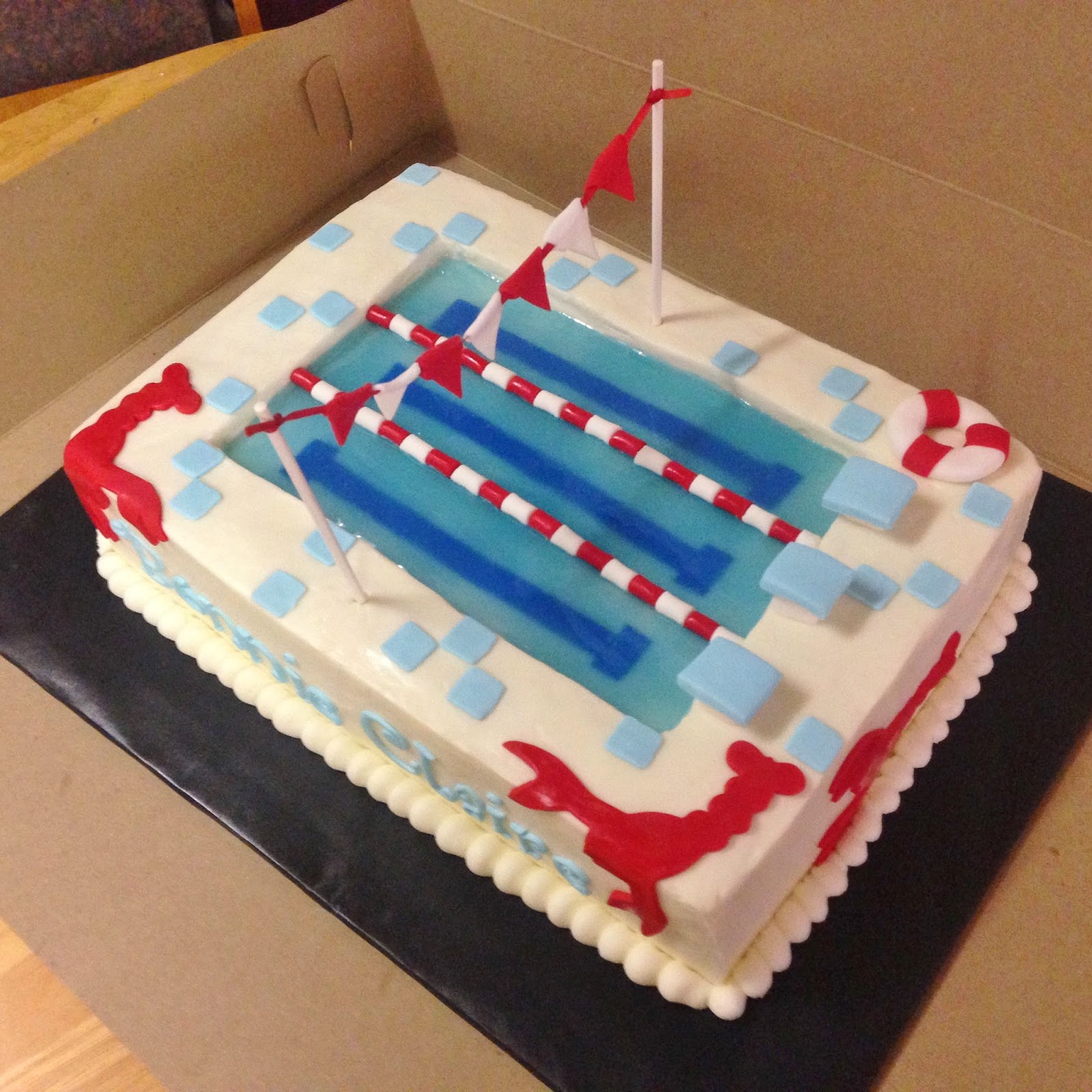 cake pool swimming cakes mindy