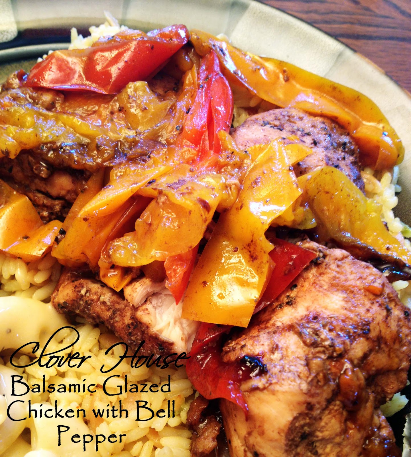 Clover House Balsamic Glazed Chicken with Bell Pepper