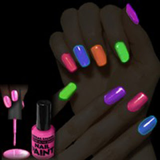 Glow in the dark nail polish