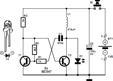 LED Photo-therapy Circuit Diagram