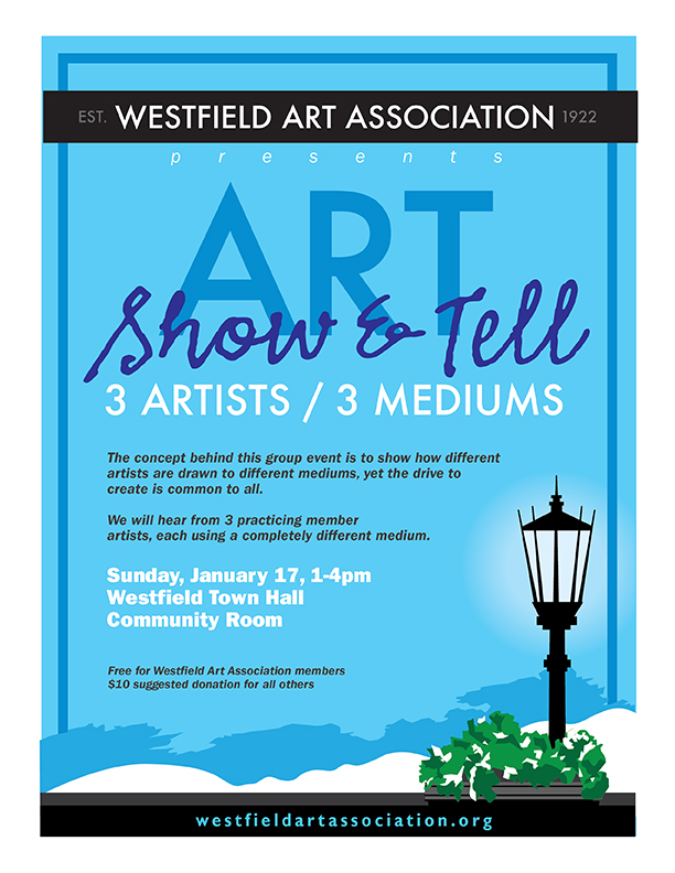New Program Art Show & Tell Westfield Art Association