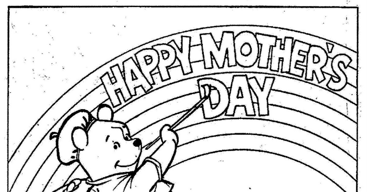 Mostly Paper Dolls Happy Mother's Day with Pooh Bear, 1975