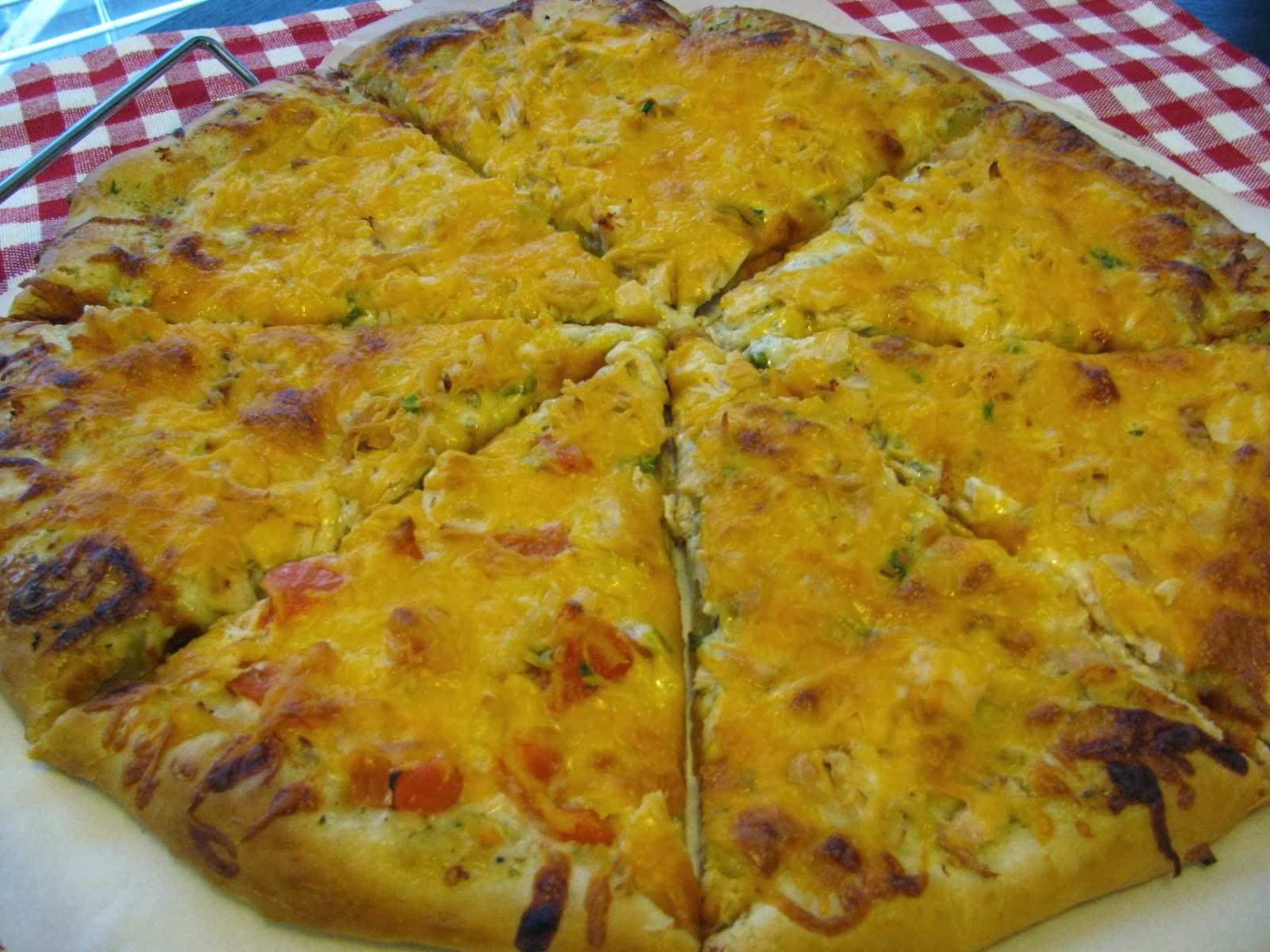 Sugarplum's Kitchen Gourmet Chicken Ranch Pizza