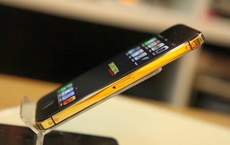 iPhone 5 đúc vàng nguyên khối