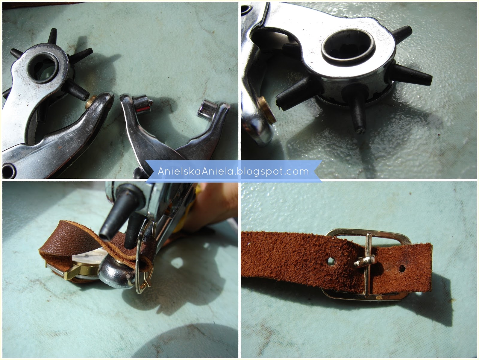 Diy tutorial How To Make Leather Watch Strap jak zrobić pasek do