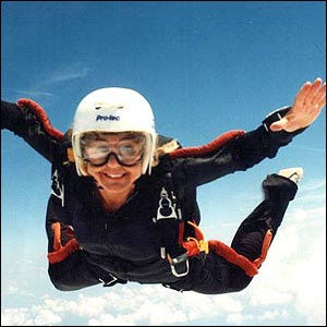 Girls Skydiving
