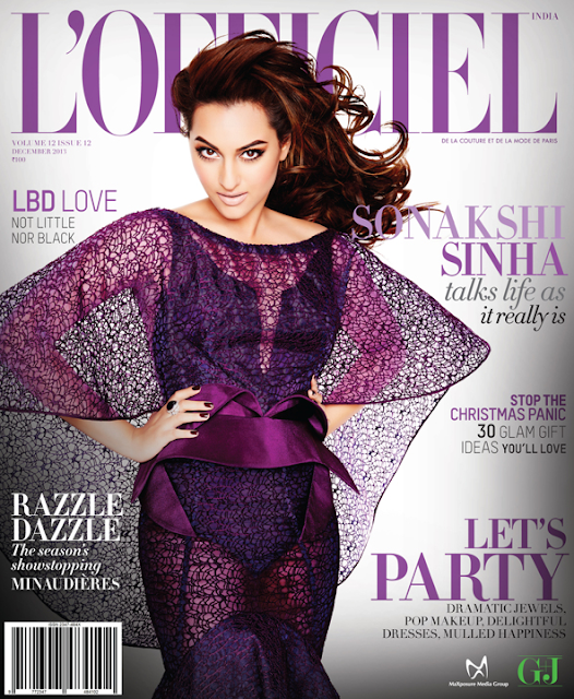 Sensational Sonakshi Sinha covers L'Officiel Magazine