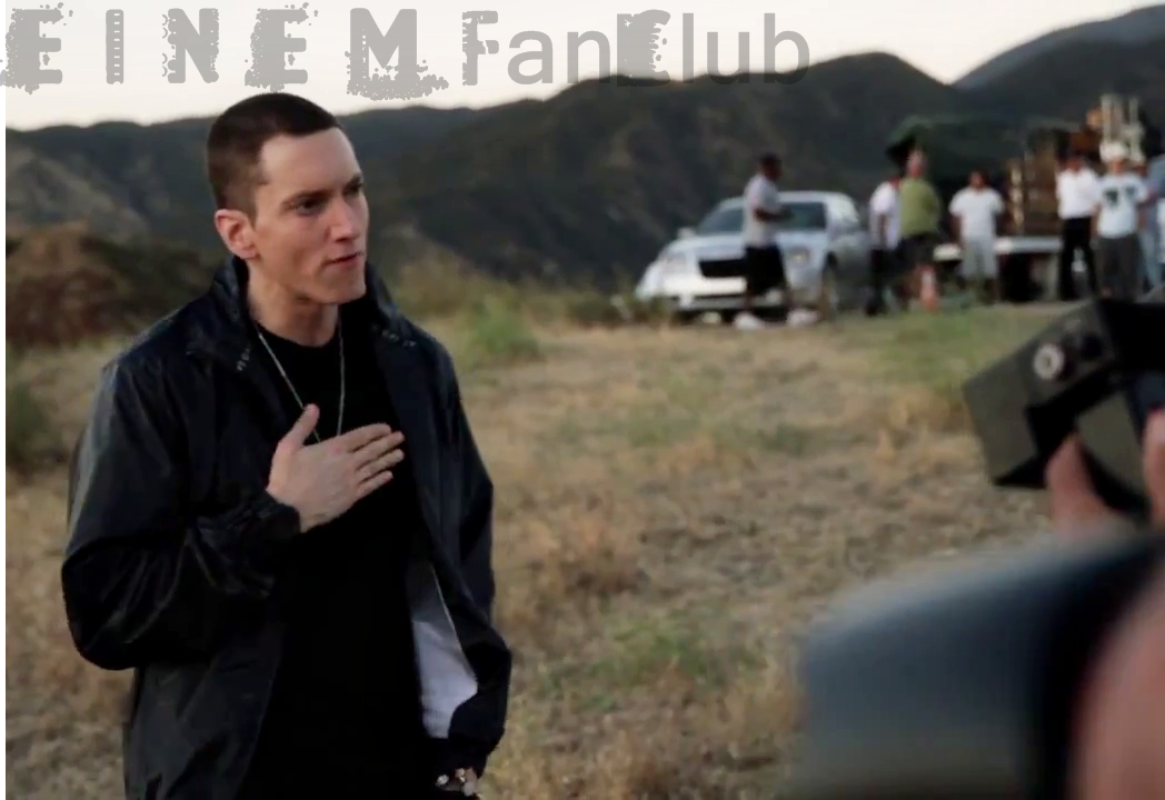 Eminem Eminem "Lighters" video Shooting set (Photo Gallery)