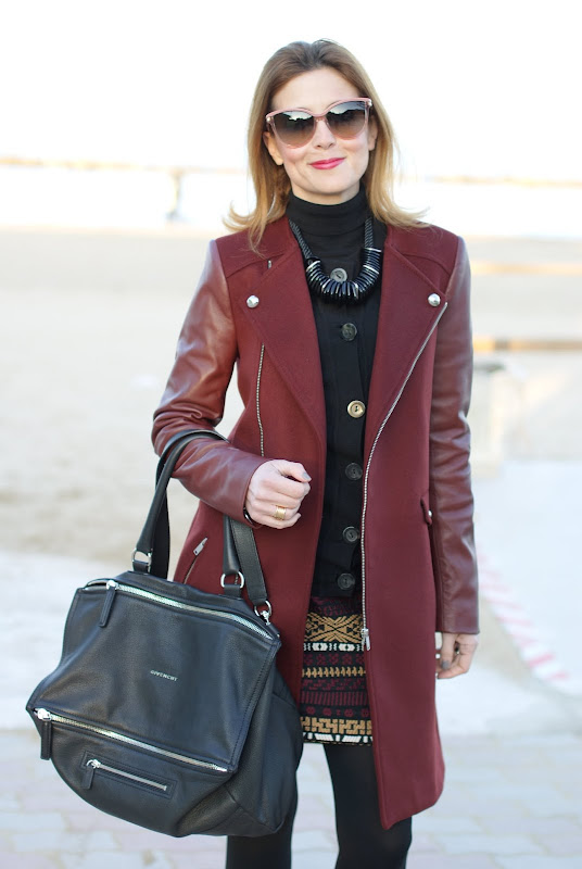 Stella McCartney sunglasses, Zara coat