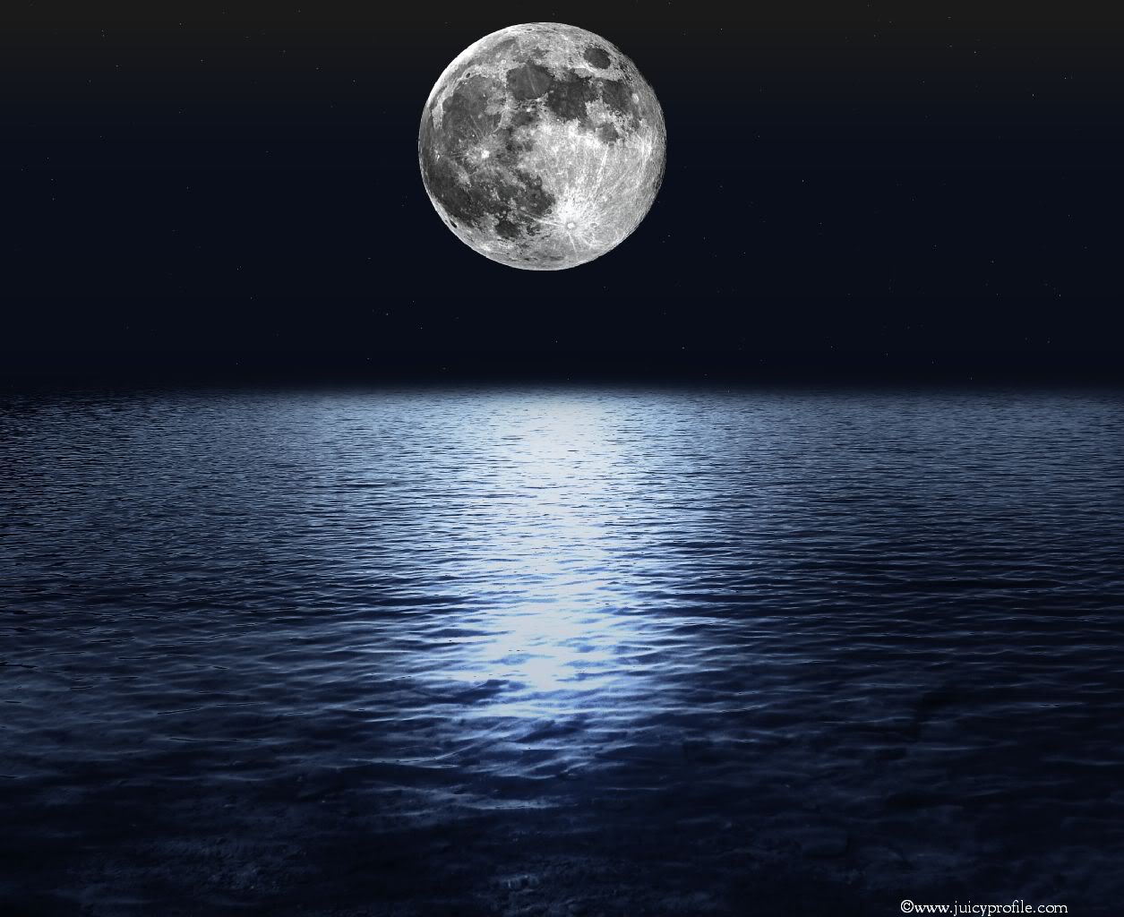 moon on water