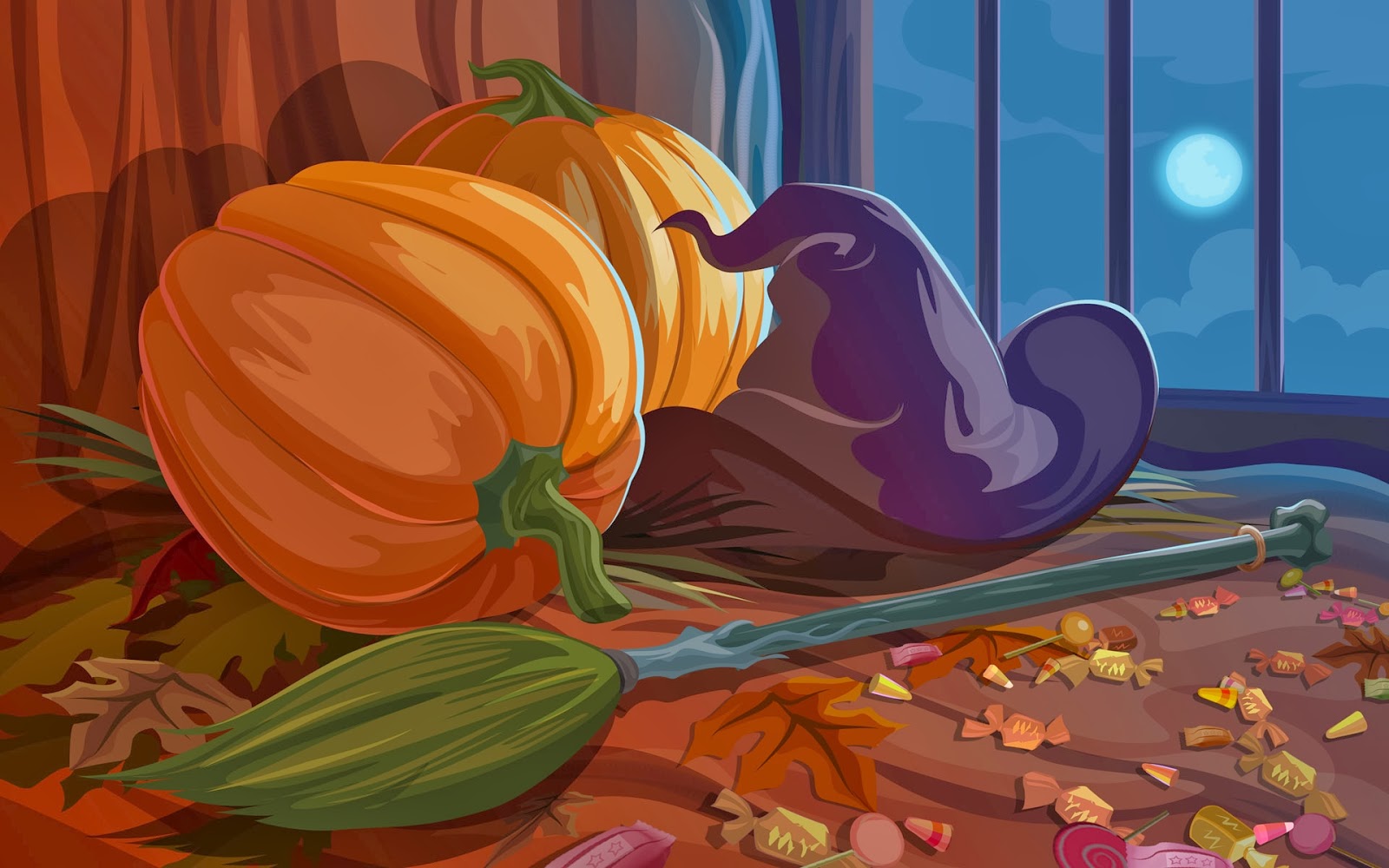 Hd Wallpapers Blog: Animated Halloween Wallpapers