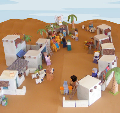 presepe presepe di carta
