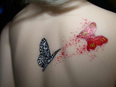 3d Butterfly Tattoos Designs For Girls