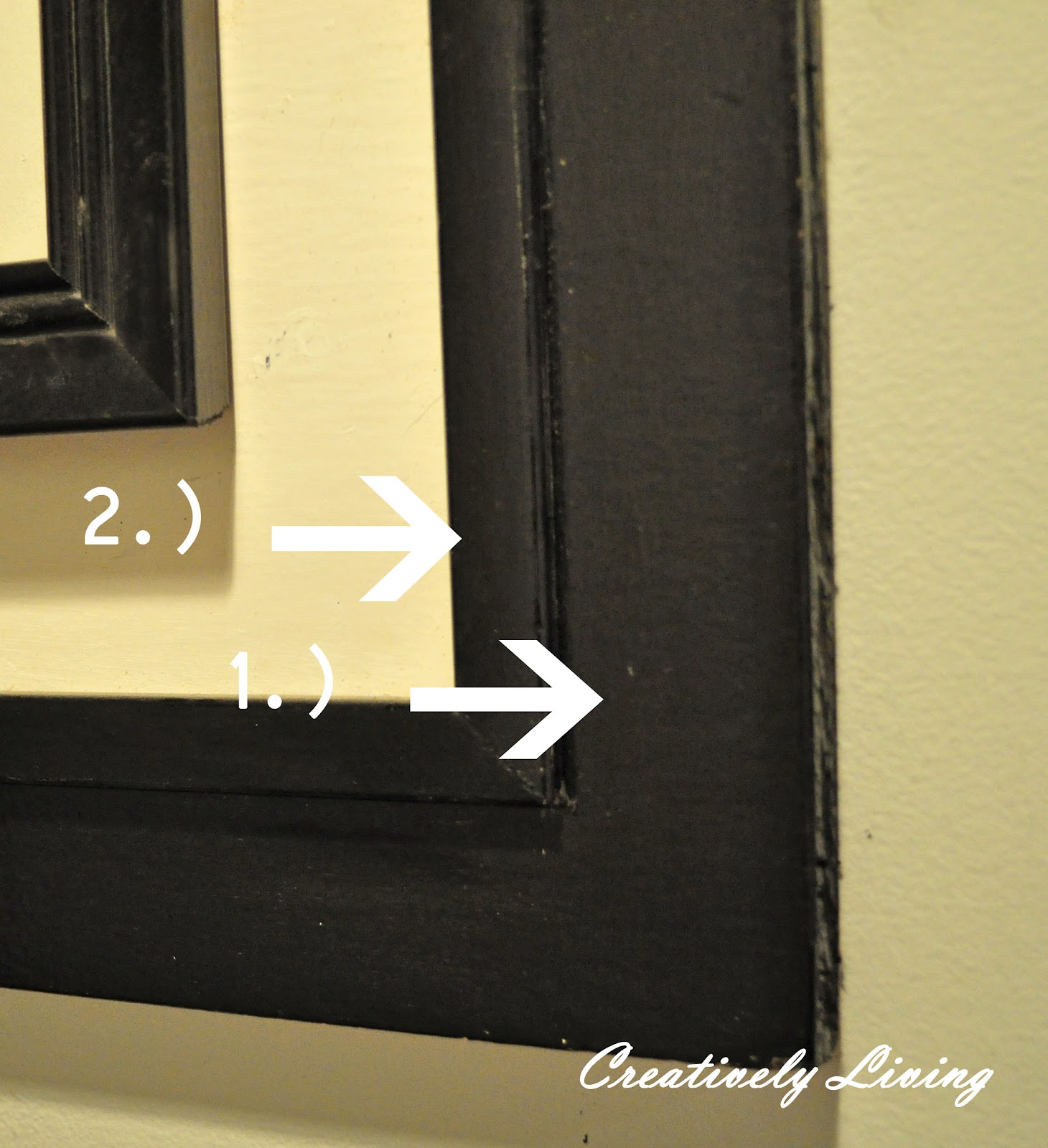 Pantry Door Turned Frame Creatively Living Blog