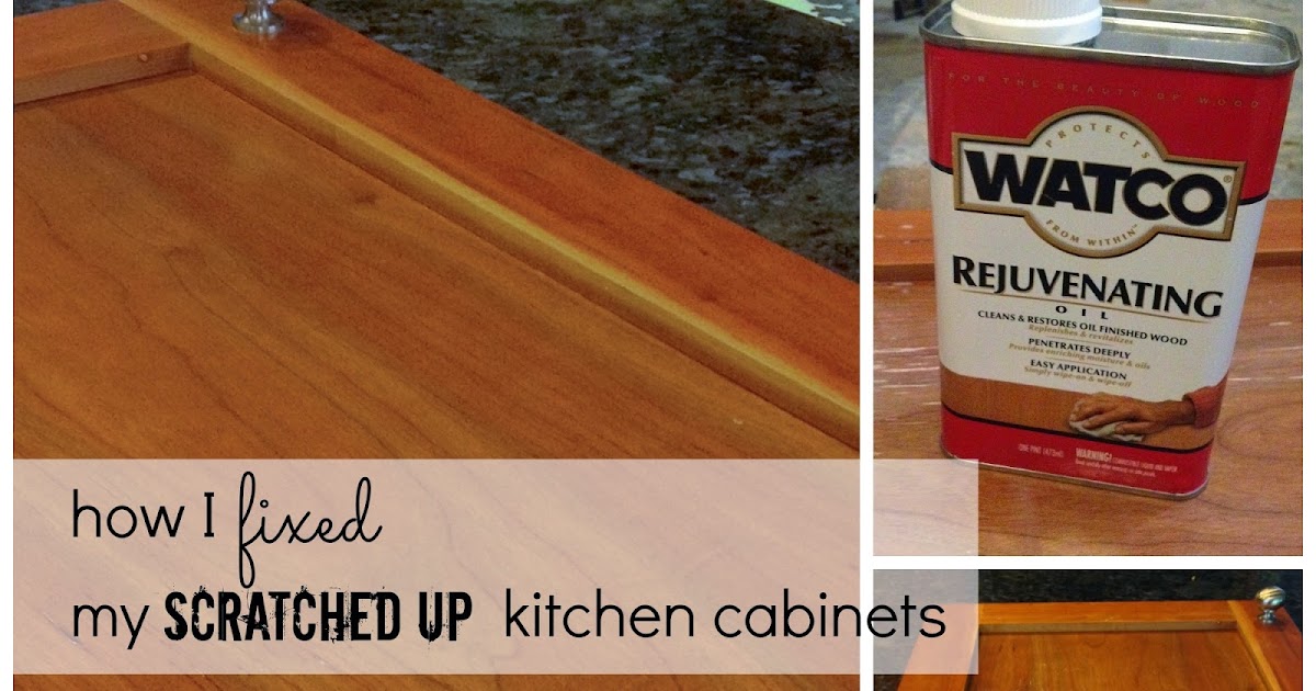 her lovely nest. how I fixed my scratched up kitchen