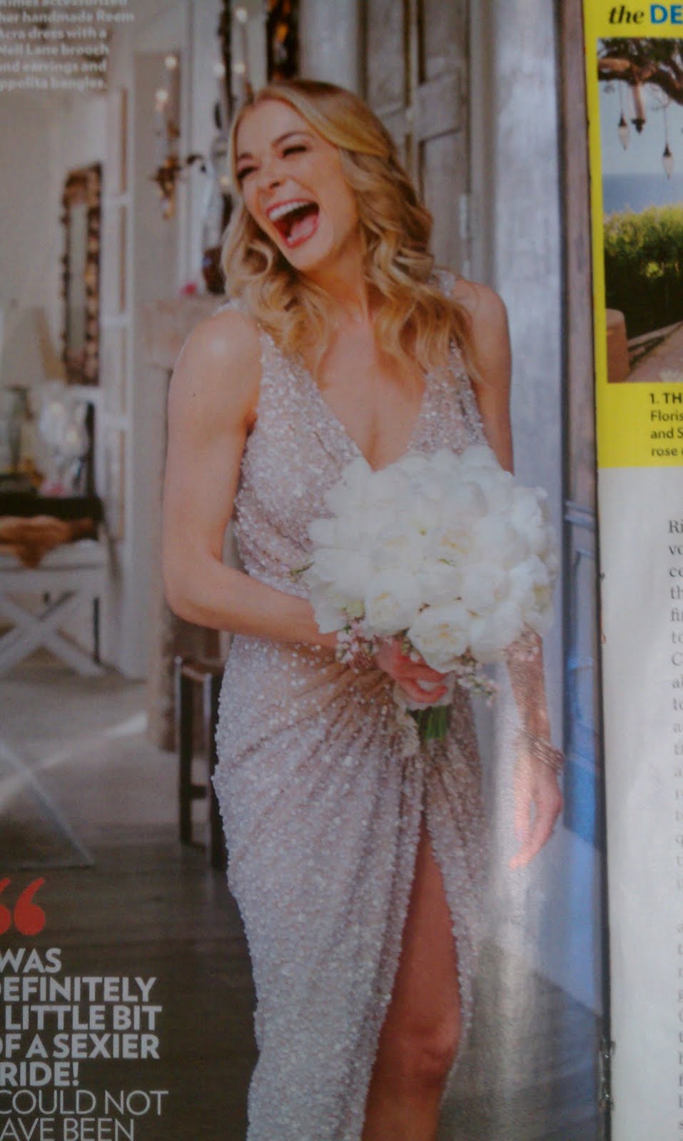 the serendipitist: LeAnn Rimes's Wedding Gown