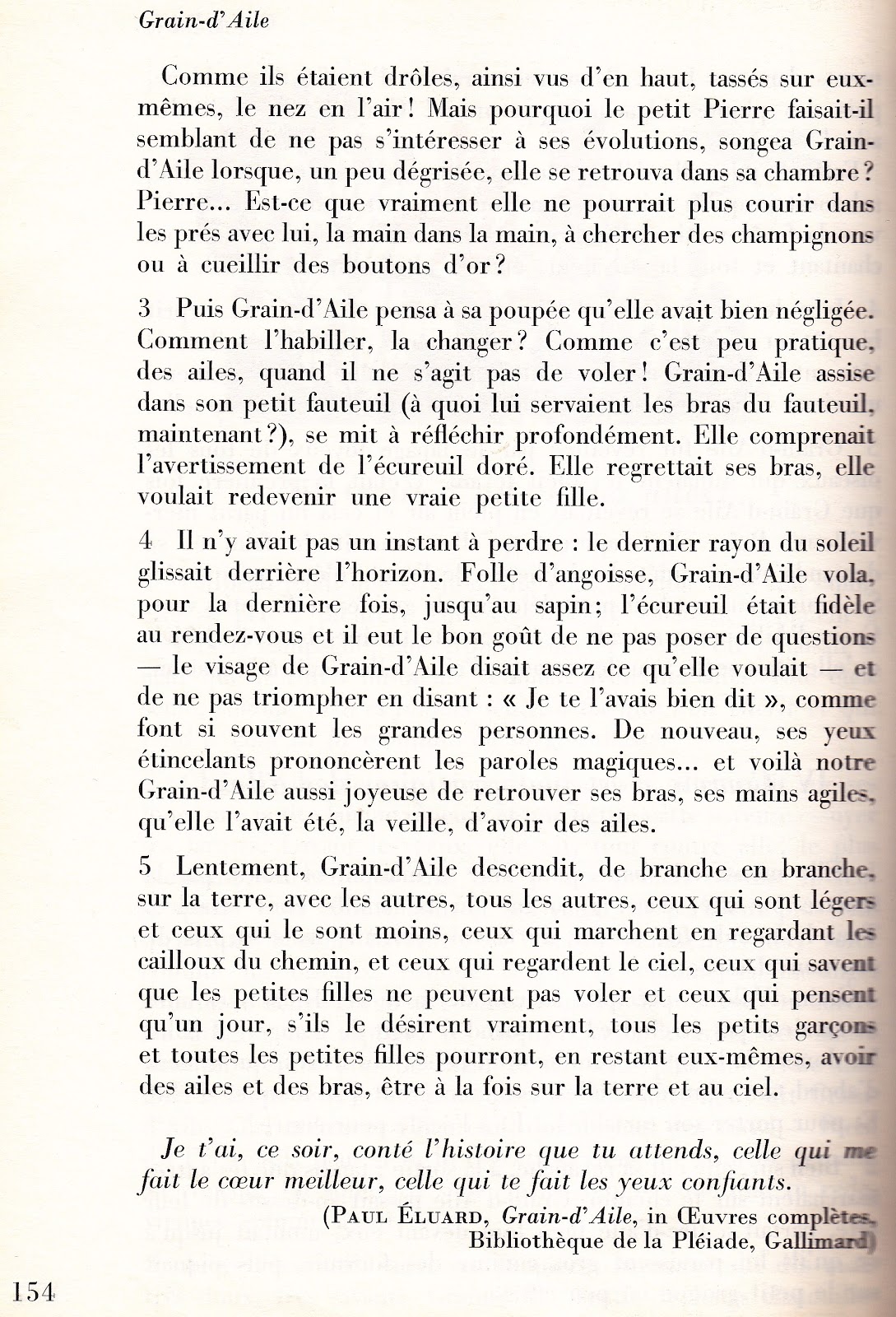 la nouvelle une étrange rencontre