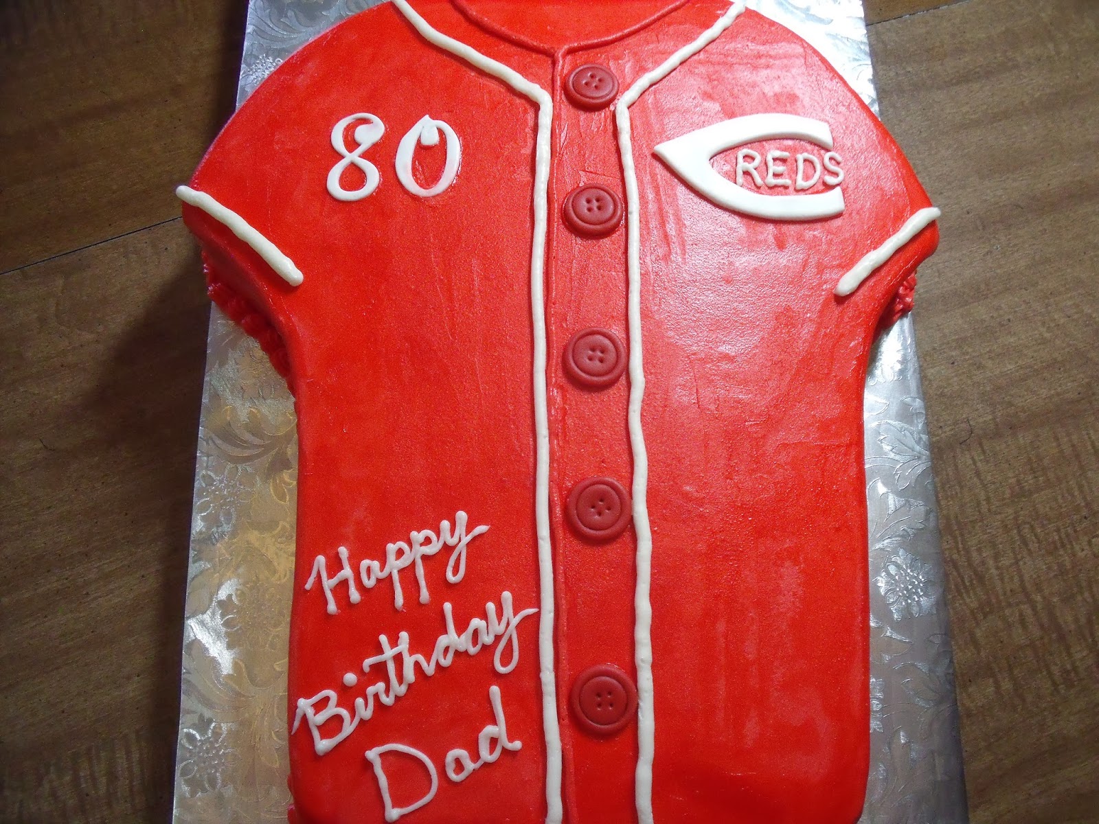 Pixies Cakery Cincinnati Reds Cake