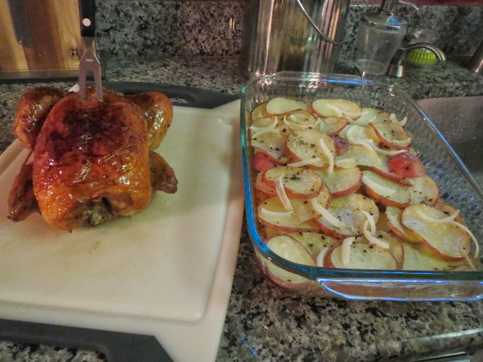 Small Batch Kitchen Garlic Jelly Roasted Potatoes