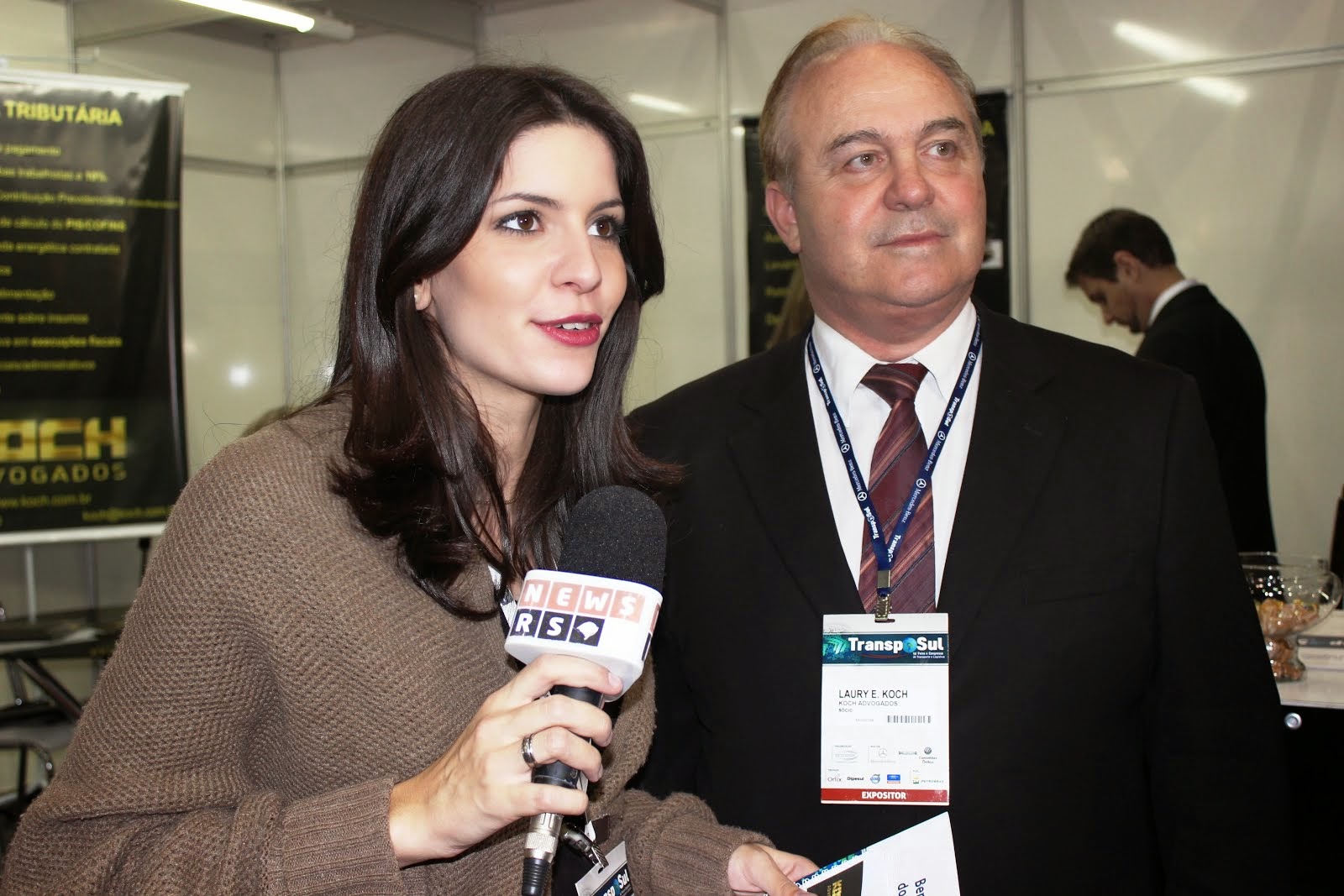 News RS: Koch Advogados é destaque na Transposul 2014 - Entrevista com Laury Ernesto Koch