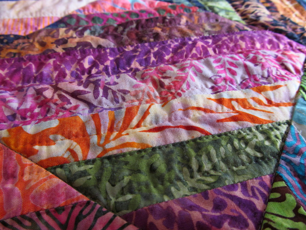Exuberant Color Quilting progress........
