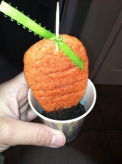 Carrot In Dirt