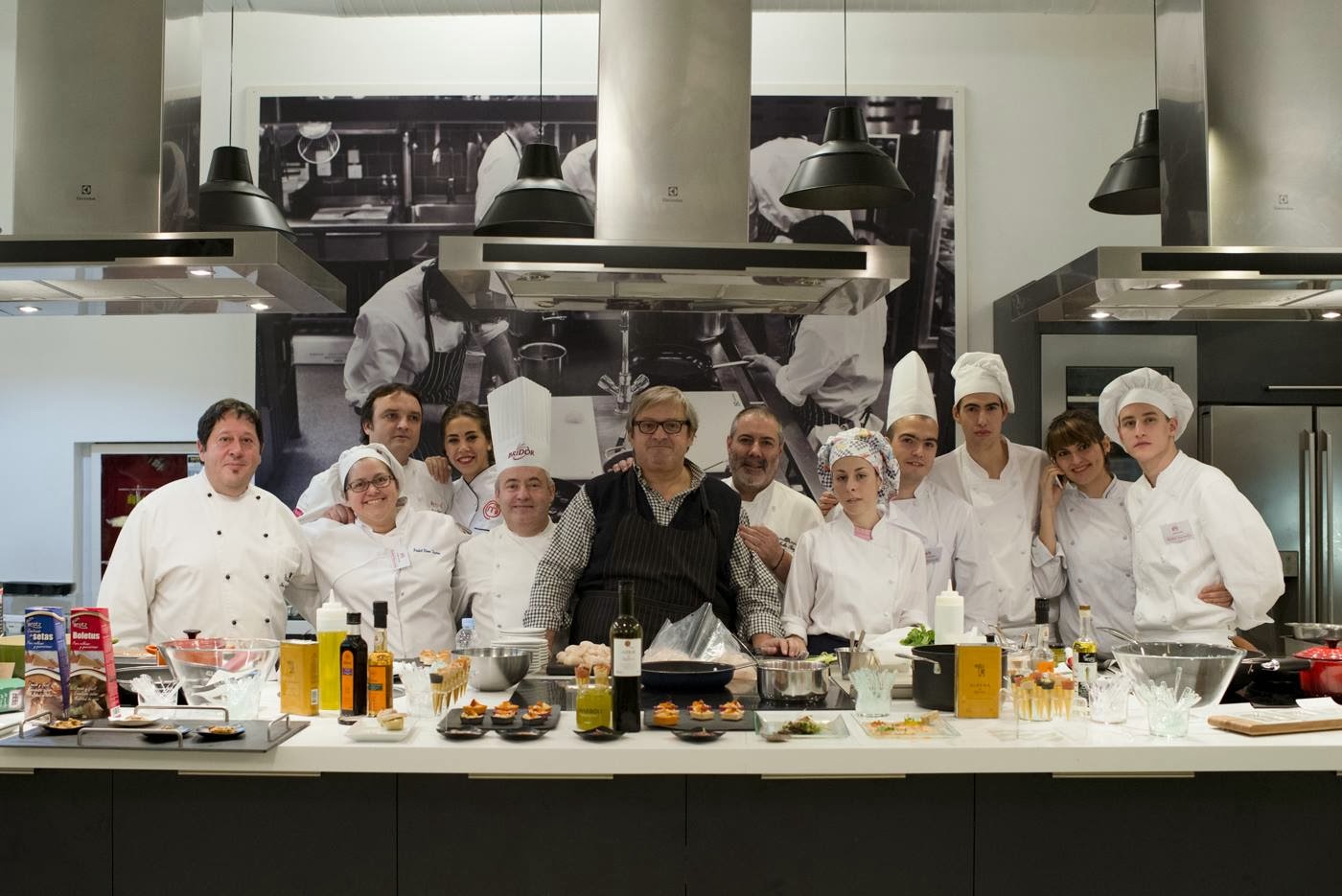 Con grandes chefs y con los que estamos comenzando