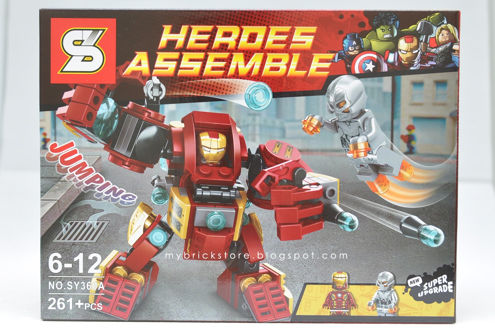 sheng yuan lego iron man