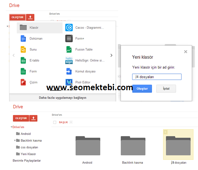Google Drive Blogger'da JavaScript Dosyaları YayınlamaSEO Mektebi