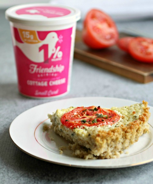 Hungry Couple Tomato and Cottage Cheese Tart with Quinoa Crust