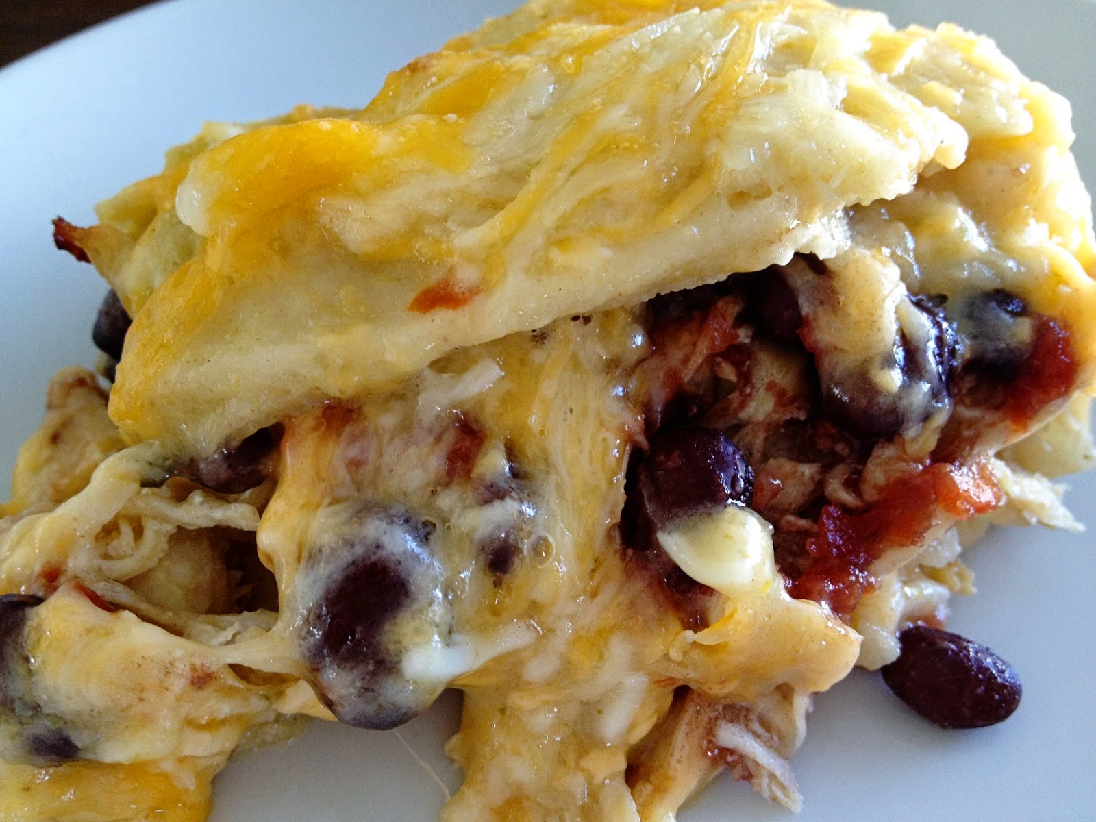 Easy Dinner Green Chili Enchilada Bake (Gluten Free!) Brooke Romney