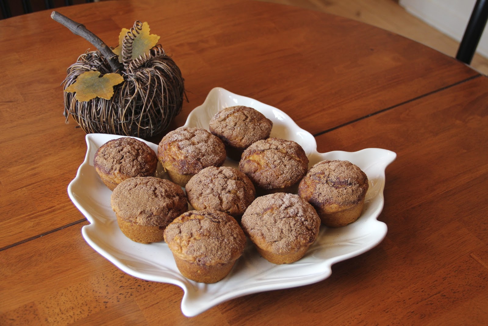 Delightfully Random TexasSized Pumpkin Muffins
