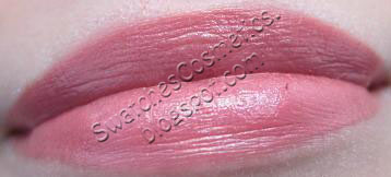  Swatches Cosmetics Свотчи Косметики Губная помада для губ Lipstick Chanel №77 Jersey Rose