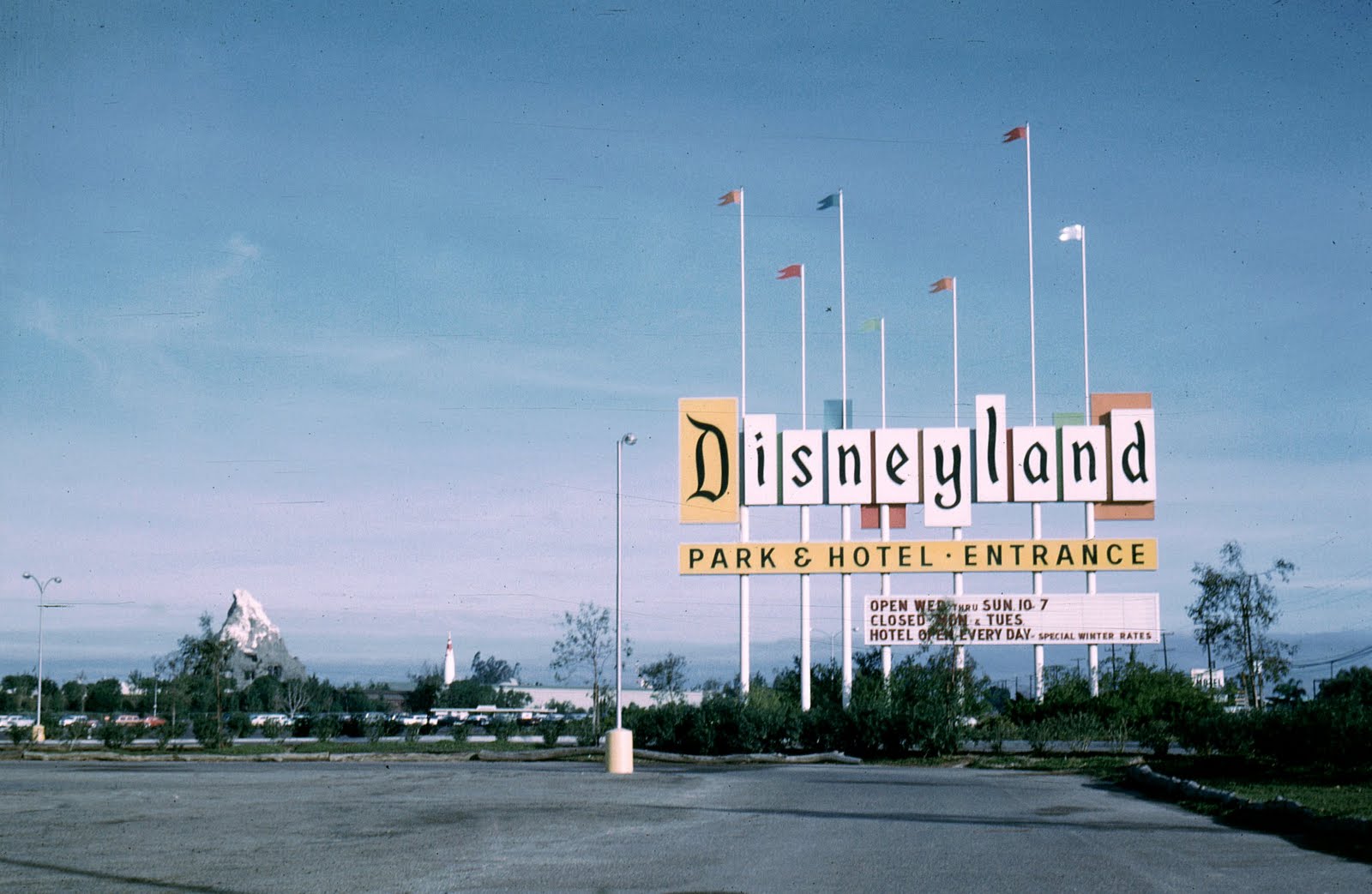 old disneyland sign