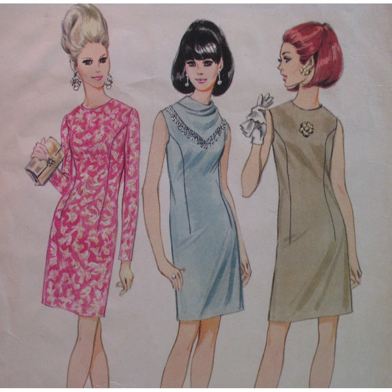 1960s wiggle dress pattern sewing Just Peachy, Darling 1960s wiggle dress pattern sewing Just Peachy, Darling