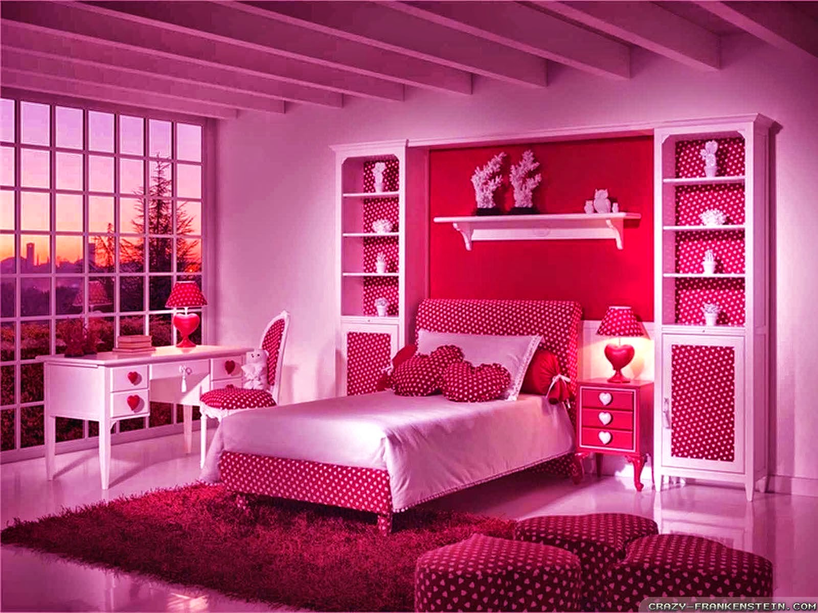 love heart bedroom furniture